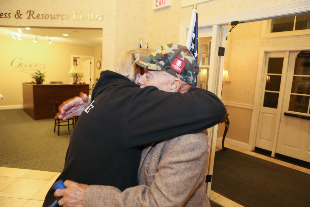 Annual Veterans Day dinner in the Geisen Reception Centre